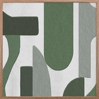 LEINWANDBILD Abstraktes 55/55 cm  - Naturfarben/Grün, Trend, Holzwerkstoff/Kunststoff (55/55cm) - Monee