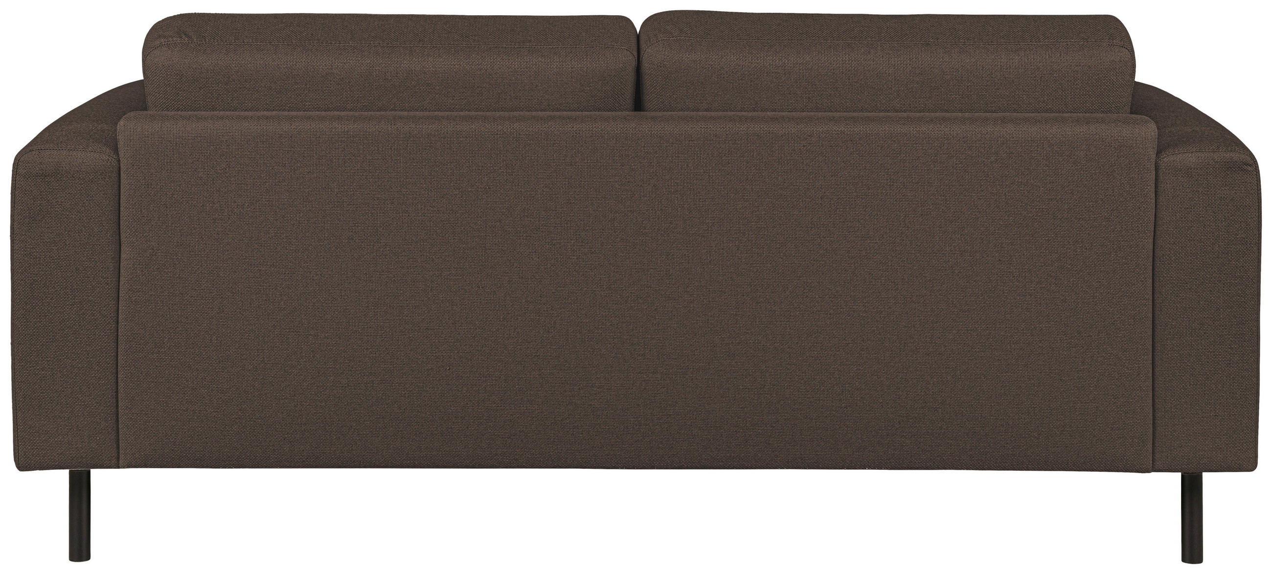 3-SITS SOFFA i brun, rostfärgad  - brun/svart, Design, metall/trä (213,5/78/90cm) - Pure Home Comfort