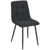 VIERFUßSTUHL - Schwarz, KONVENTIONELL, Holz/Textil (45/88/55cm) - P & B
