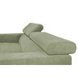ECKSOFA in Webstoff Olivgrün  182/279 cm  - Schwarz/Olivgrün, KONVENTIONELL, Textil/Metall (182/279cm) - Hom`in