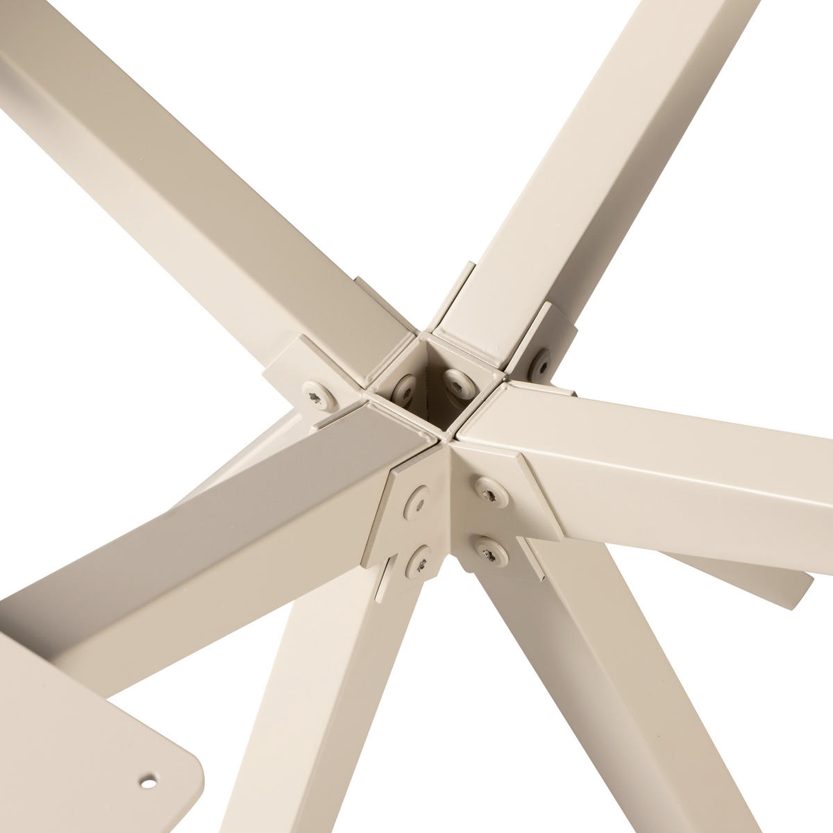 TISCHGESTELL   - Grau, MODERN, Metall (80/72/80cm) - Livetastic