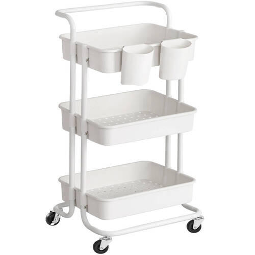 ALLZWECKWAGEN in Weiß  - Weiß, Basics, Metall (41,6/33,5/86,3cm) - Boxxx