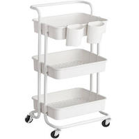 ALLZWECKWAGEN Weiß  - Weiß, Basics, Metall (41,6/33,5/86,3cm) - Boxxx