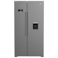 SIDE-BY-SIDE 91/179/70,5 cm GN163242XBCHN  - Silberfarben, Metall (91/179/70,5cm) - Beko