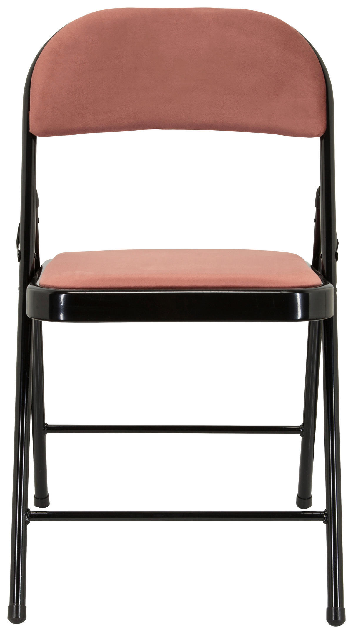 SKLÁDACÍ ŽIDLE, růžová, černá - růžová/černá, Basics, kov/textil (44/80/49cm) - MID.YOU