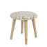 HOCKER Tanne Beige, Goldfarben - Beige/Goldfarben, Holz/Textil (34/35cm) HOCKER Tanne Beige, Goldfarben - Beige/Goldfarben, Holz/Textil (34/35cm)