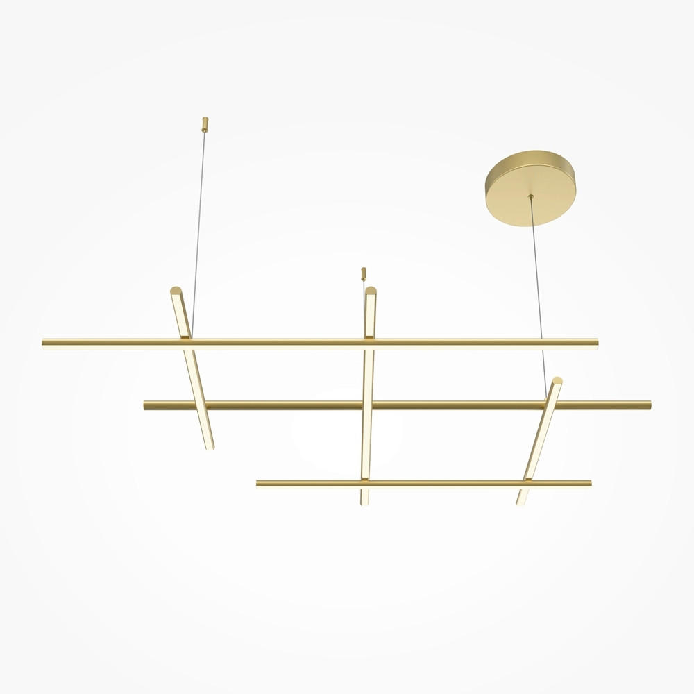 PENDELLAMPA 115,6/80/112 cm  - guldfärgad, Modern, metall (115,6/80/112cm) - MAYTONI