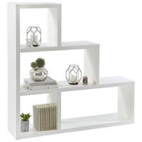 DĚLICÍ STĚNA, bílá, 123,9/123,9/29 cm - bílá, Design, kompozitní dřevo (123,9/123,9/29cm) - Xora