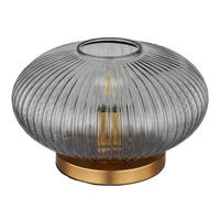 STOLNÍ LAMPA, E27, 30/30/20 cm - Design, sklo (30/30/20cm) - Globo