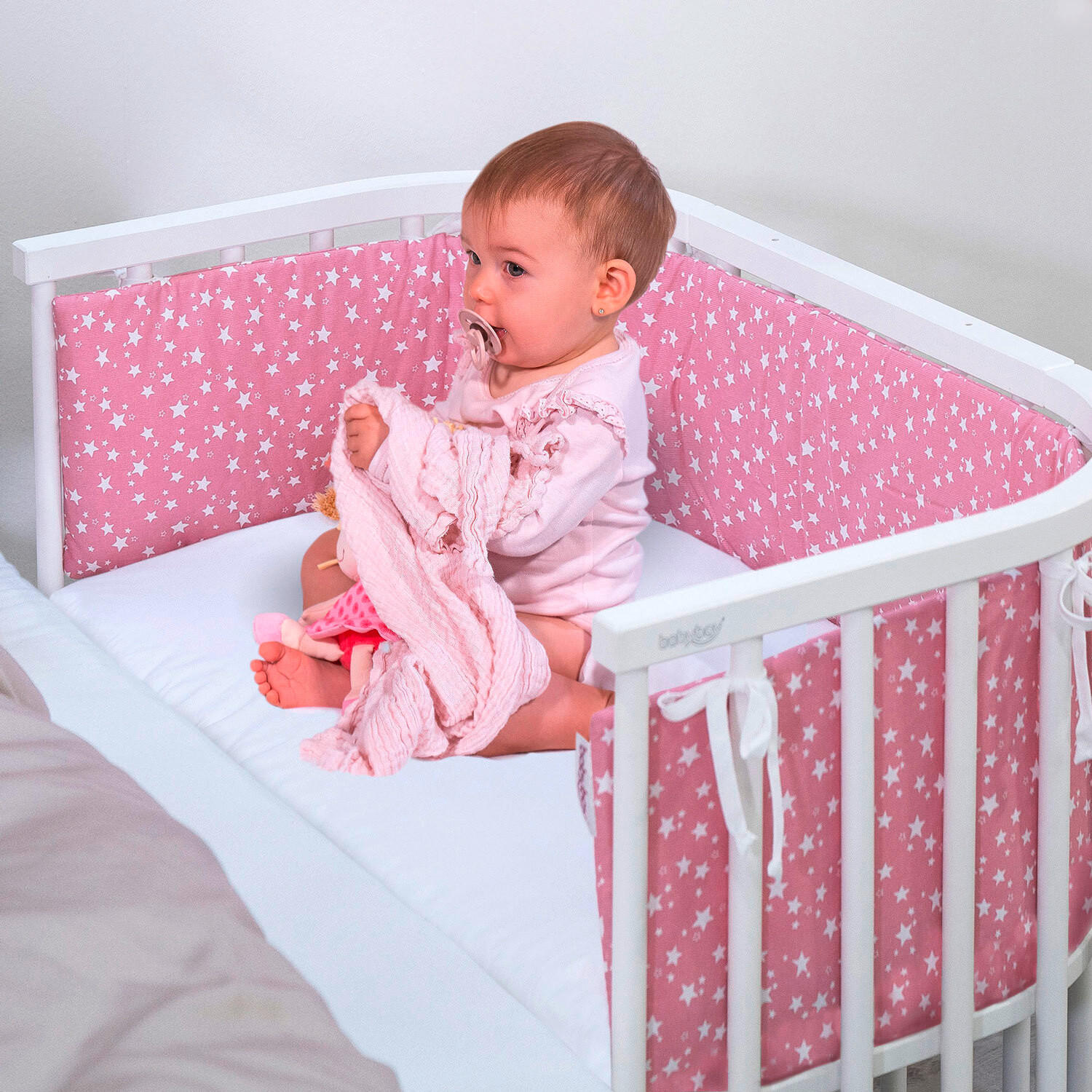 MATRATZENBEZUG    - Grau, Basics, Textil (105/57,5/6cm) - Babybay