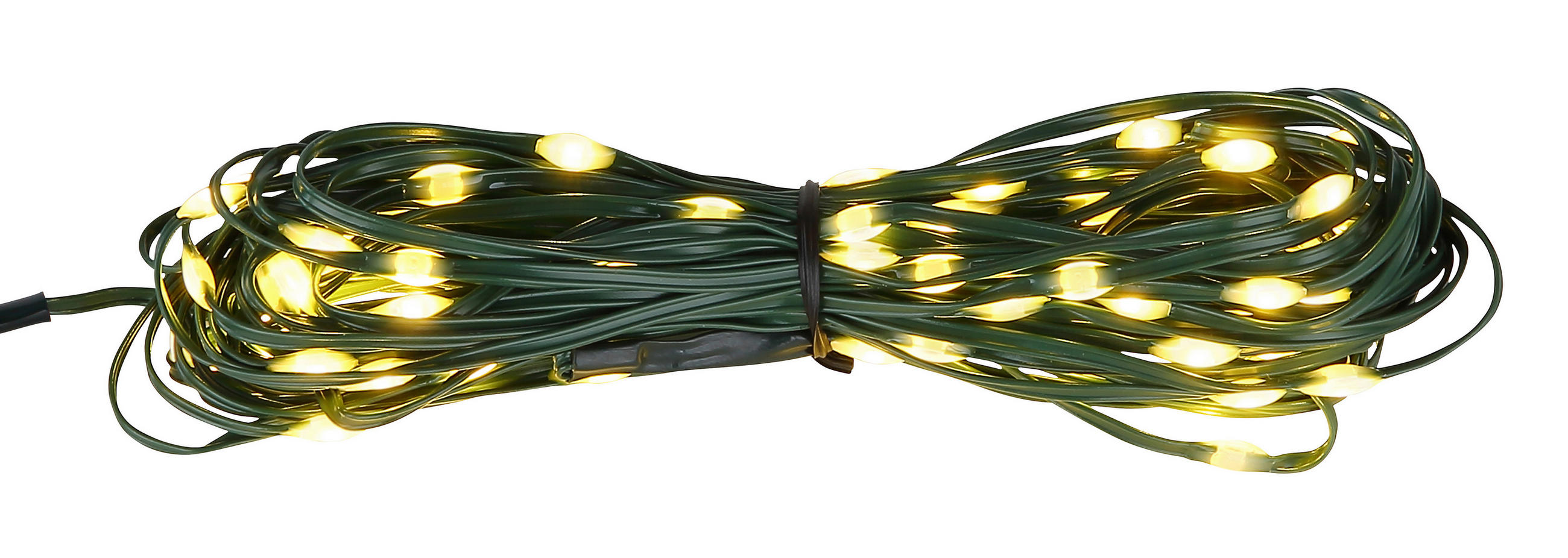 SVETLOBNA GIRLANDA   //3000 K// - črna/barve bakra, Basics, umetna masa (1290cm) - Globo