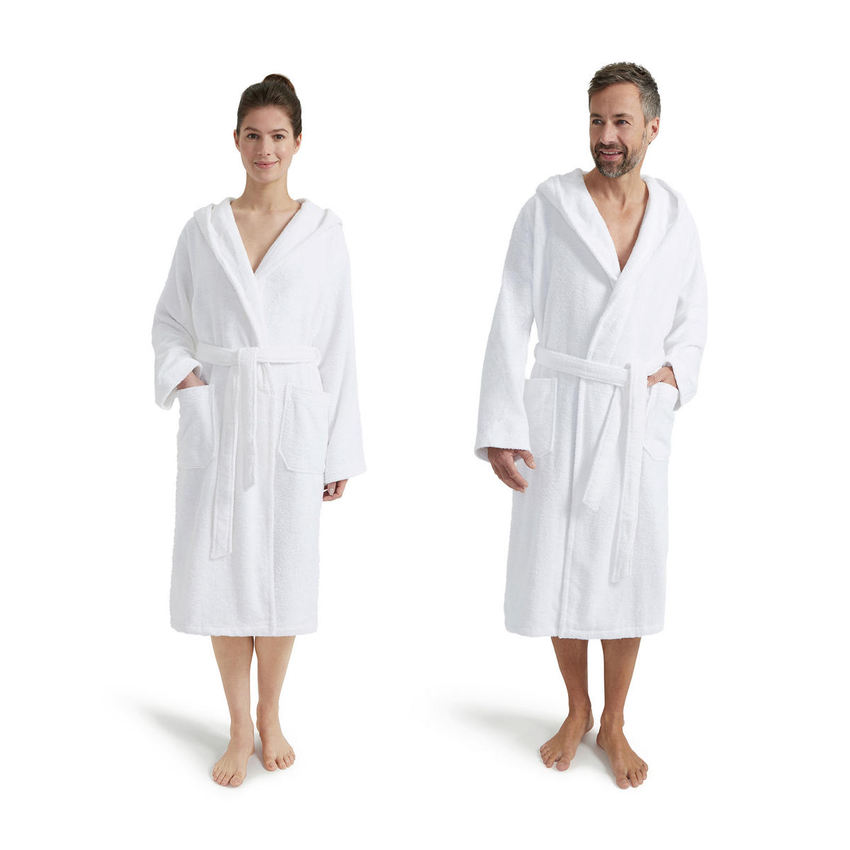 BADEMANTEL Superwuschel  - Weiß, Basics (Snull) - Moeve