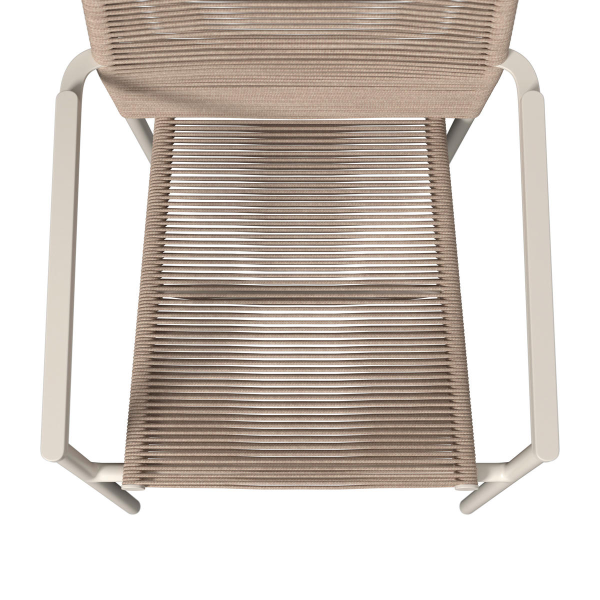 STAPELSESSEL Aluminium Beige  - Beige, Design, Textil/Metall (54/81,5/59cm) - Ambia Garden