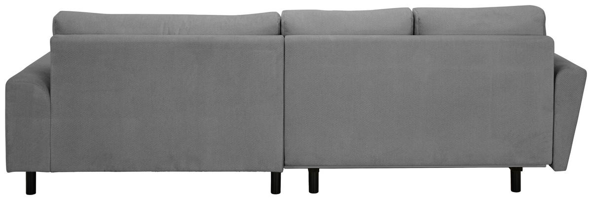 ECKSOFA Grau Webstoff  - Buchefarben/Grau, KONVENTIONELL, Holz/Textil (294/169cm) - Carryhome