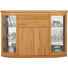 HIGHBOARD 165/113,1/40,1 cm - Buchefarben/Alufarben, KONVENTIONELL, Glas/Holz (165/113,1/40,1cm) - Invivus HIGHBOARD 165/113,1/40,1 cm - Buchefarben/Alufarben, KONVENTIONELL, Glas/Holz (165/113,1/40,1cm) - Invivus