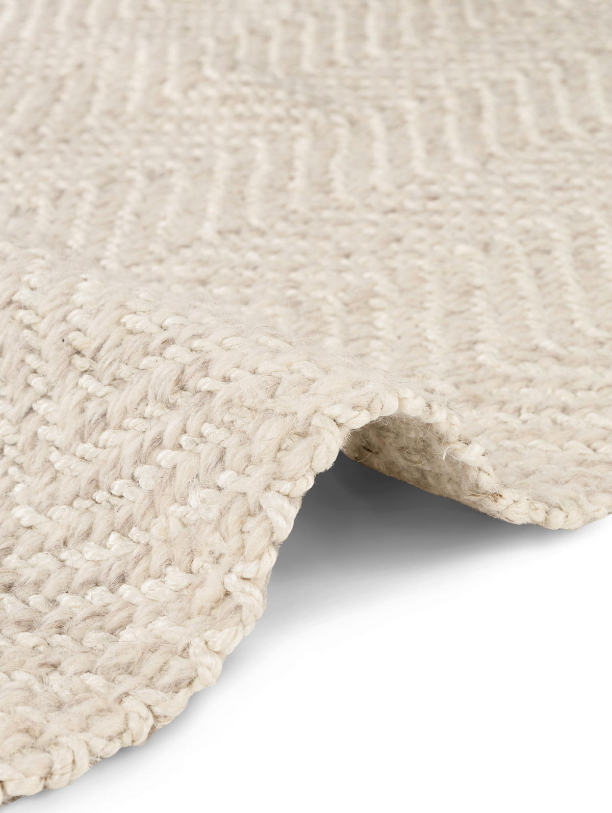 WOLLTEPPICH 160/230 cm Majoli Creme  - Creme, Basics, Textil (160/230cm) - Elle Decoration