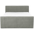 BOXSPRINGBETT 180/200 cm  in Grau  - Grau, KONVENTIONELL, Textil (180/200cm) - Carryhome