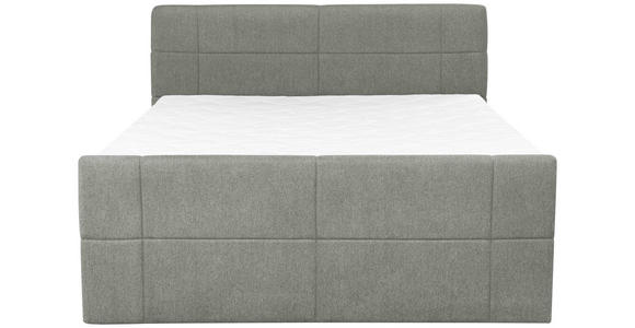 BOXSPRINGBETT 180/200 cm  in Grau  - Grau, KONVENTIONELL, Textil (180/200cm) - Carryhome