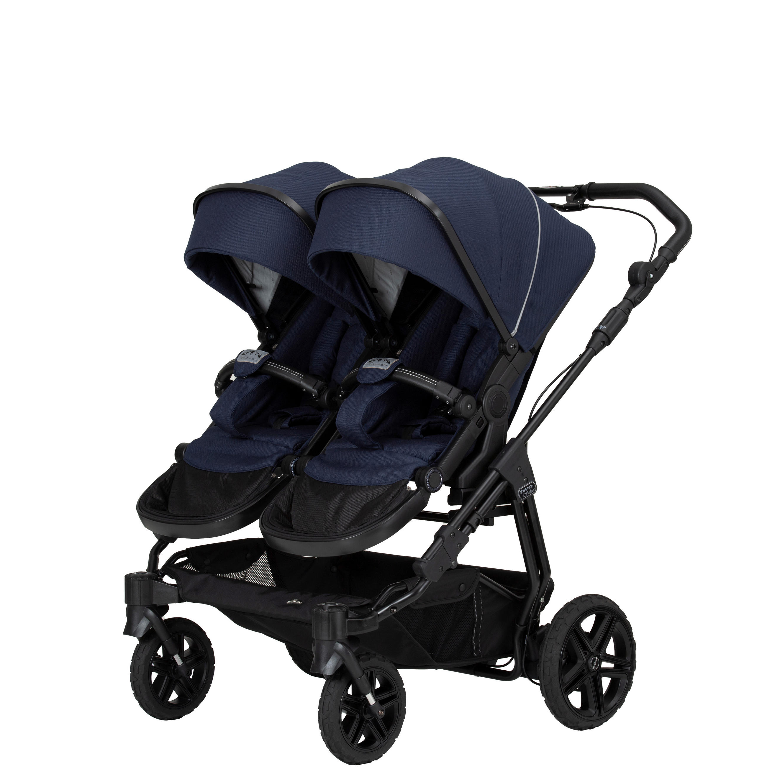 ZWILLINGSWAGEN Outdoor Activitiy  - Dunkelblau, Basics, Textil (86/79/114cm) - Hartan
