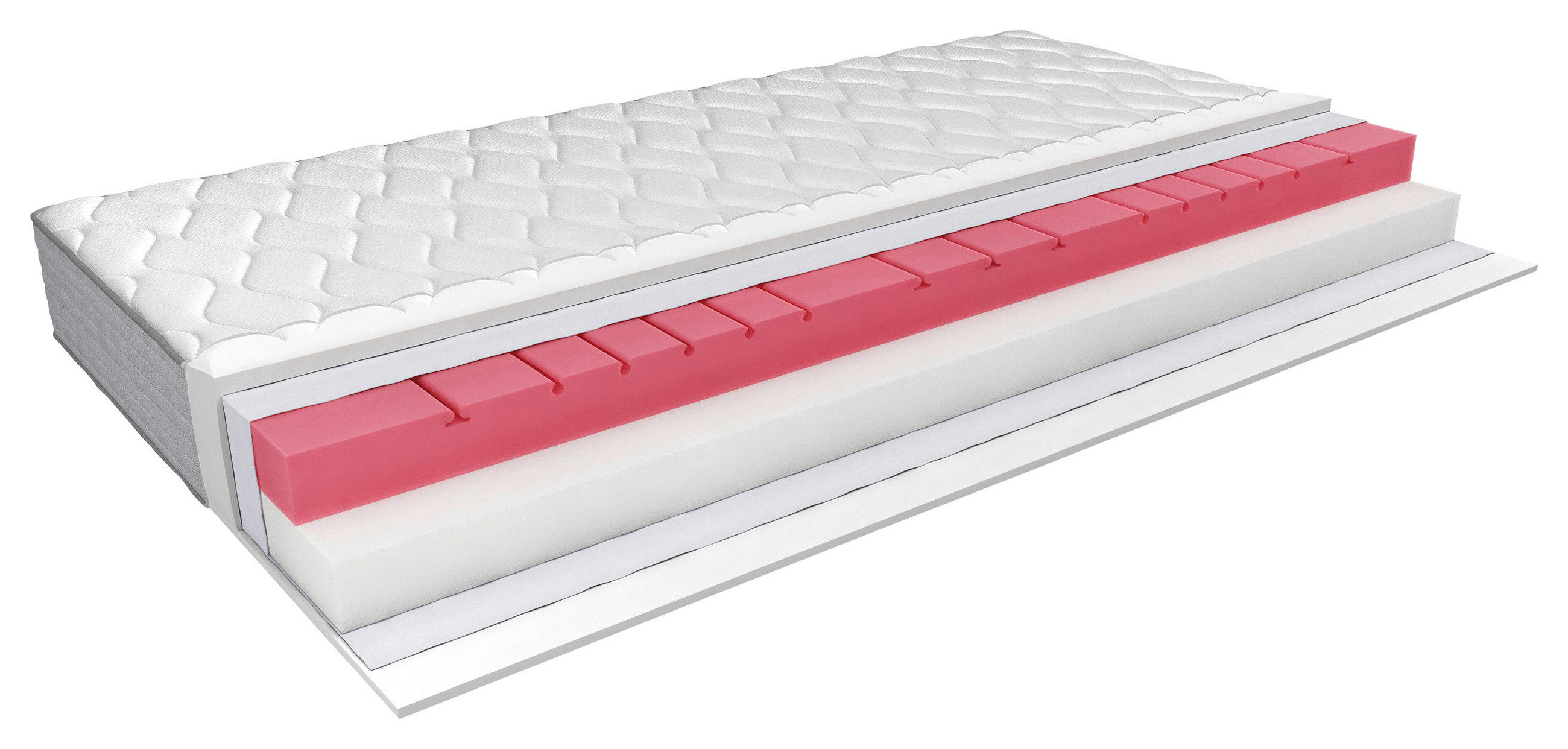 MATRAC - fehér, Modern, textil (90/200cm) - Swedish Line