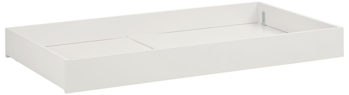 POSTELJNI PREDAL - bela, Basics, umetna masa/leseni material (137/14/75cm) - Paidi