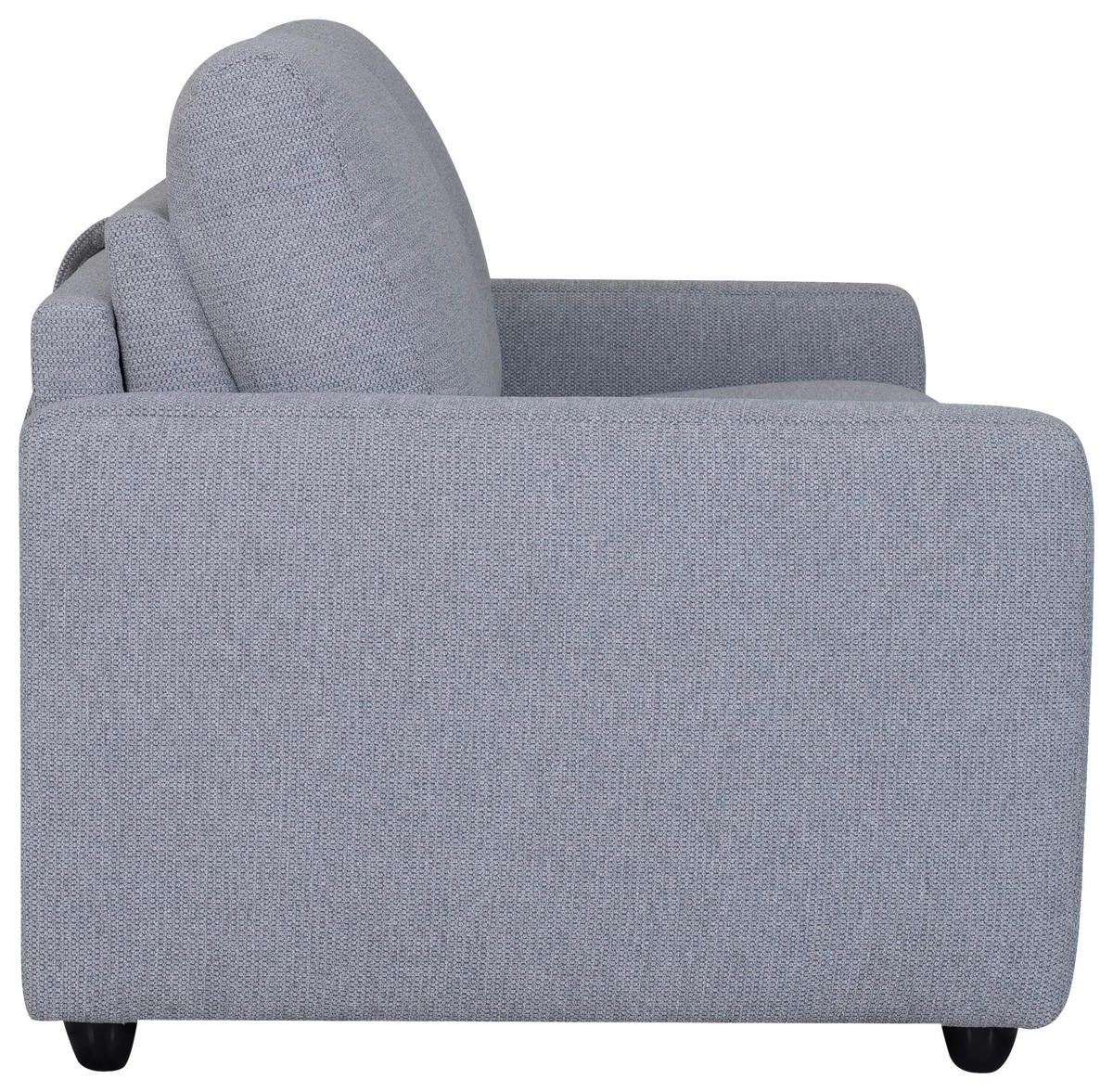 SCHLAFSOFA Webstoff Grau  - Schwarz/Grau, KONVENTIONELL, Kunststoff/Textil (191/90/100cm) - Livetastic