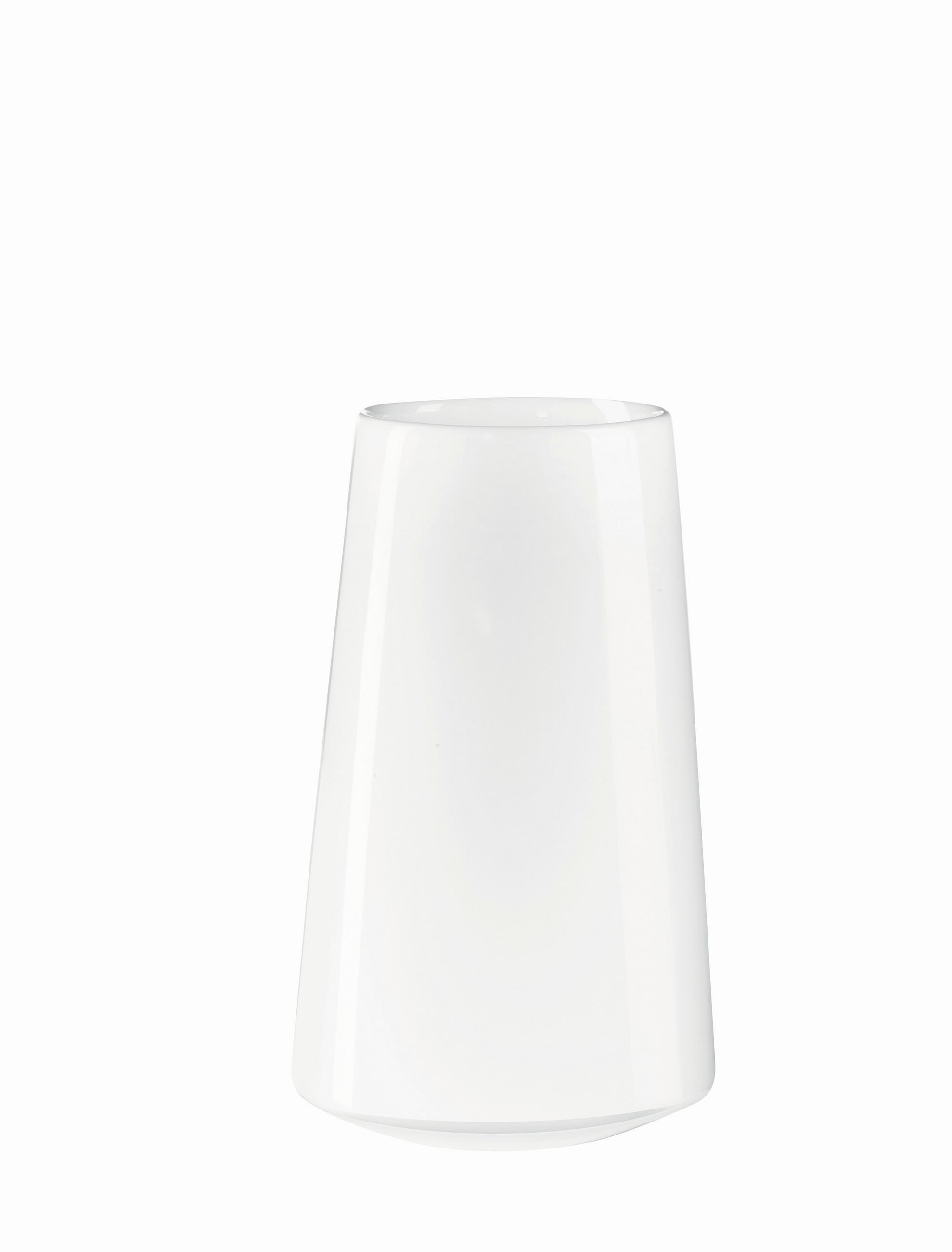 VASE  - Weiss Hochglanz, Konventionell, Keramik (20.5/45/20.5cm) - ASA