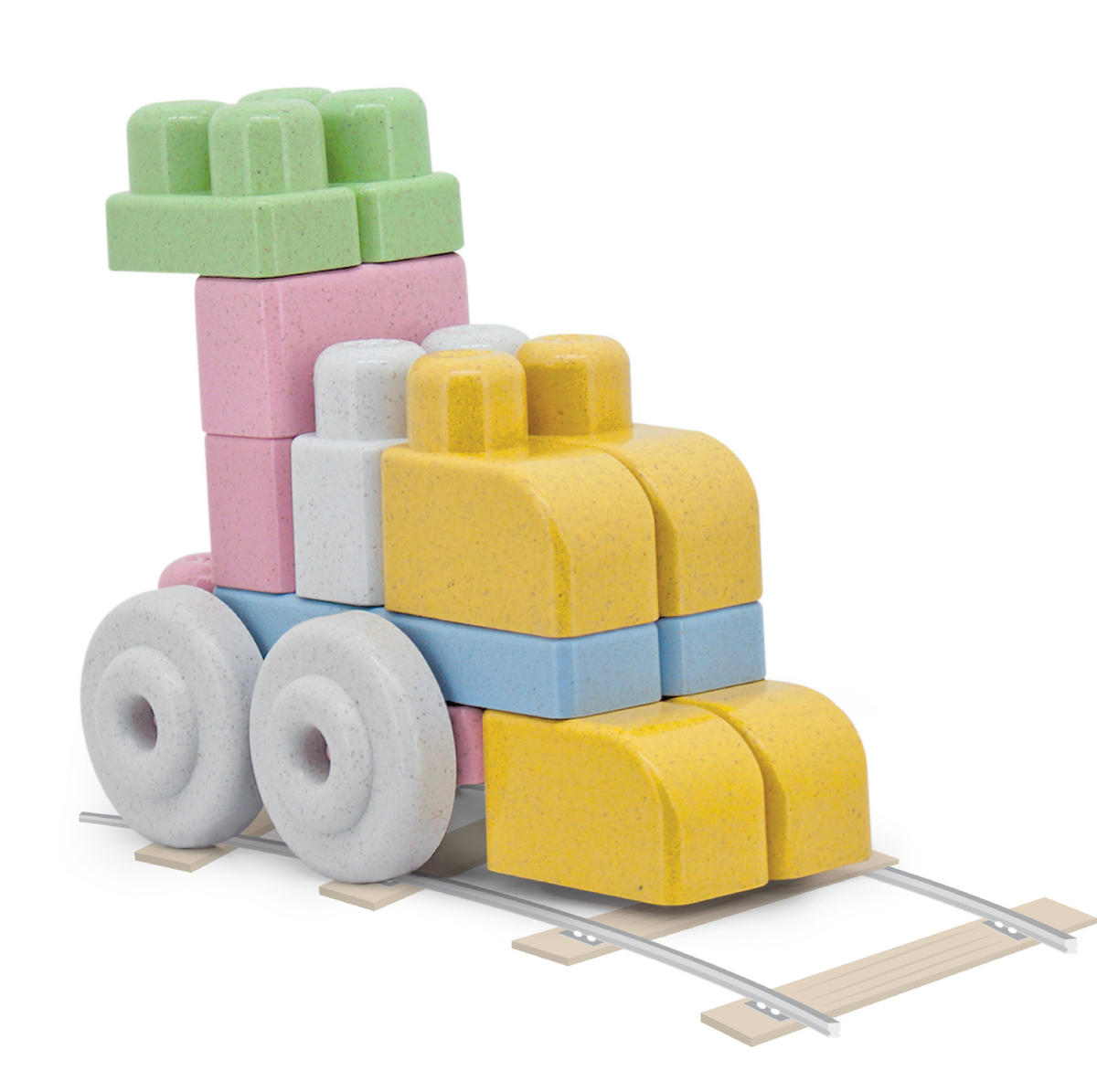 ÉPÍTŐKOCKÁK - többszínű, Natur, műanyag/természetes anyagok - My Baby Lou