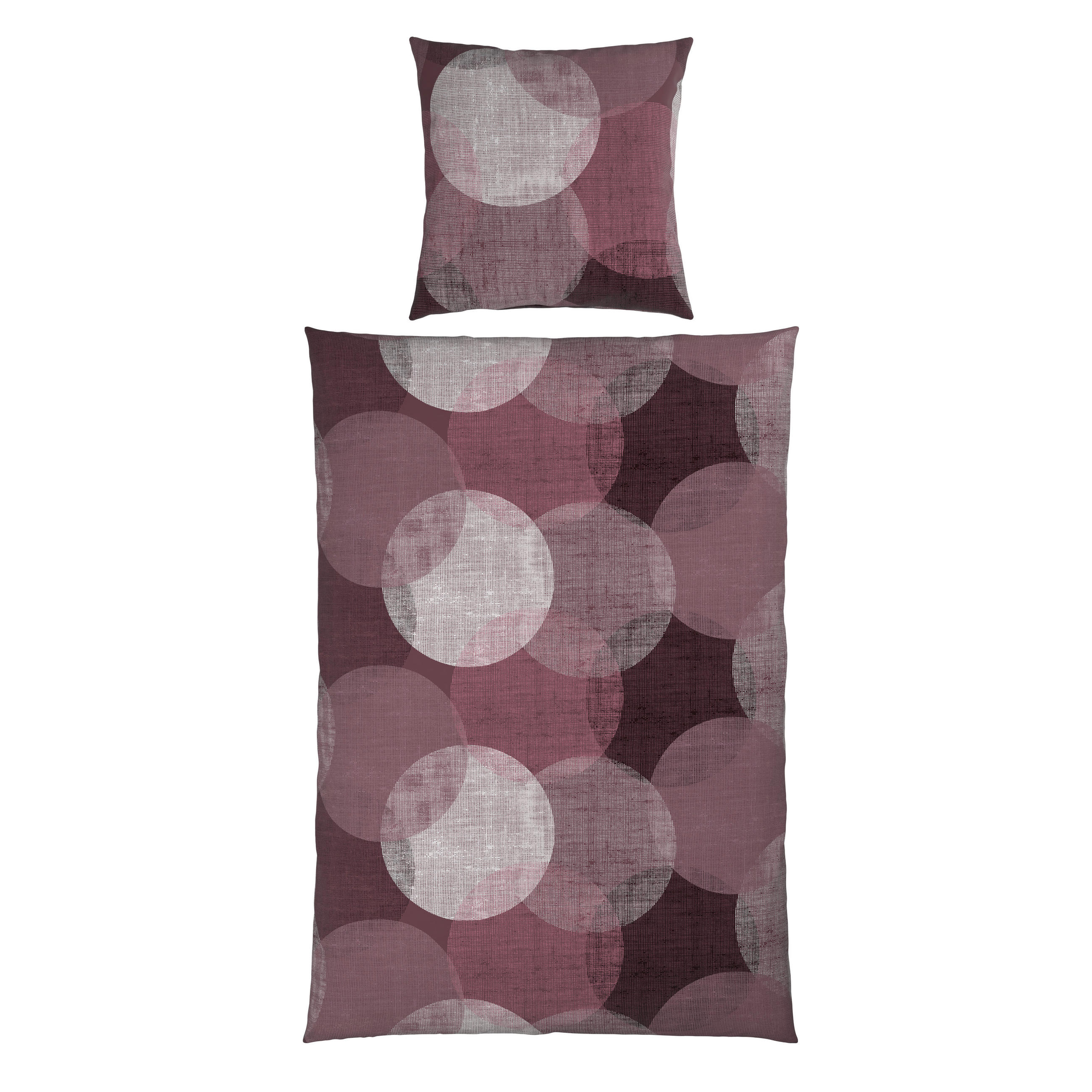 BETTWÄSCHE Flanell 135/200 cm  - Mauve, Textil (135/200cm) - Esposa