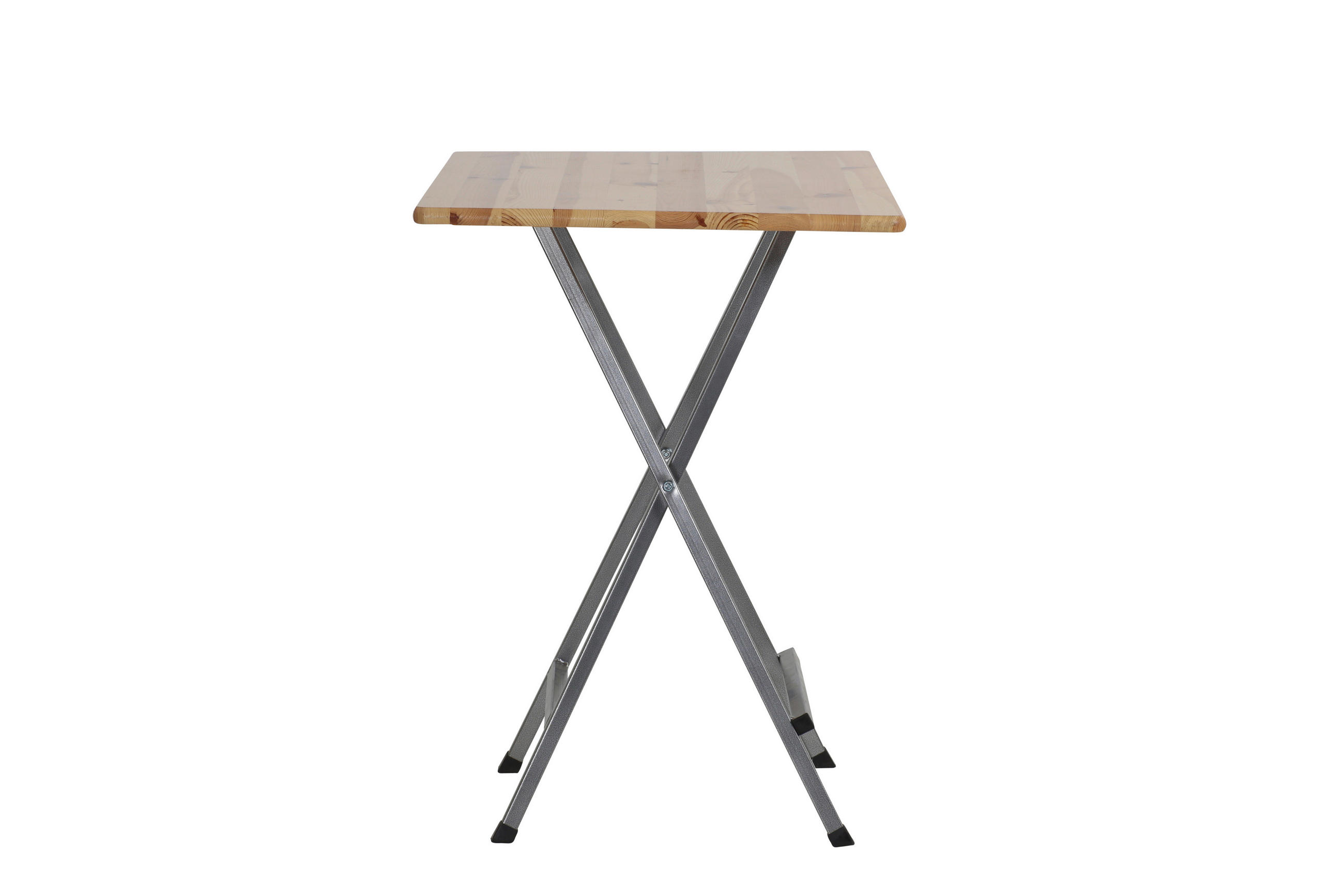 STEHTISCH Kiefer Grau, Naturfarben  - Naturfarben/Grau, MODERN, Holz/Metall (80/120/118cm) - Gardenson