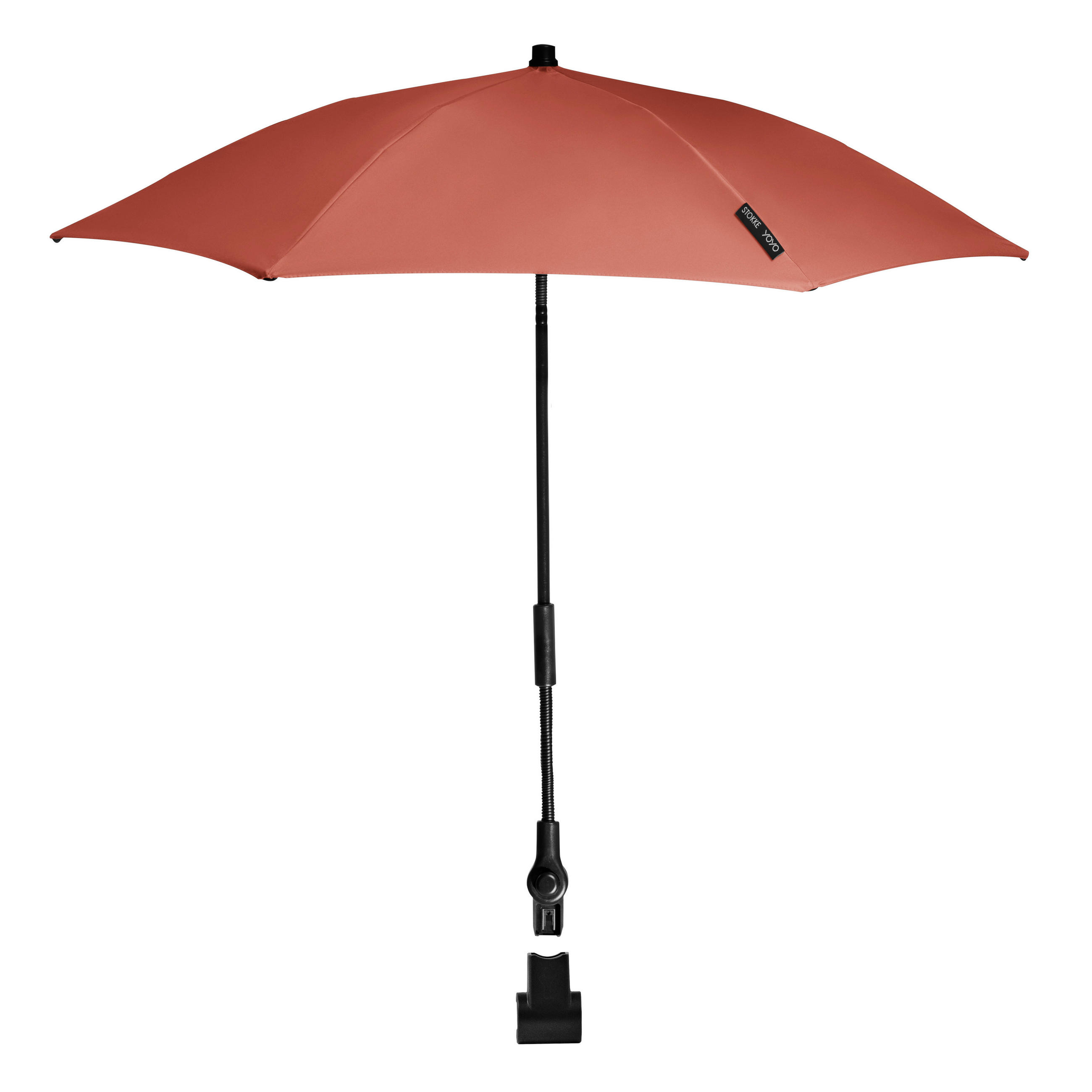 KINDERWAGENSONNENSCHIRM YOYO5  - Dunkelrosa, Basics, Textil (70/69/69cm) - Stokke