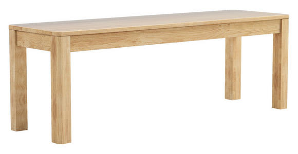 SITZBANK 140/47/42 cm in - Eichefarben, Natur, Holz (140/47/42cm) - Linea Natura