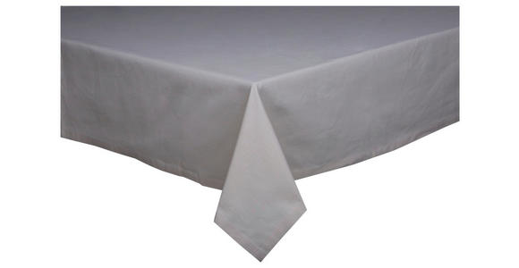 TISCHDECKE Textil Weiß 140/220 cm  - Weiß, Basics, Textil (140/220cm) - Novel