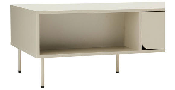 COUCHTISCH in Metall, Holzwerkstoff 120/60/40 cm  - Seidengrau, Design, Holzwerkstoff/Metall (120/60/40cm) - Xora