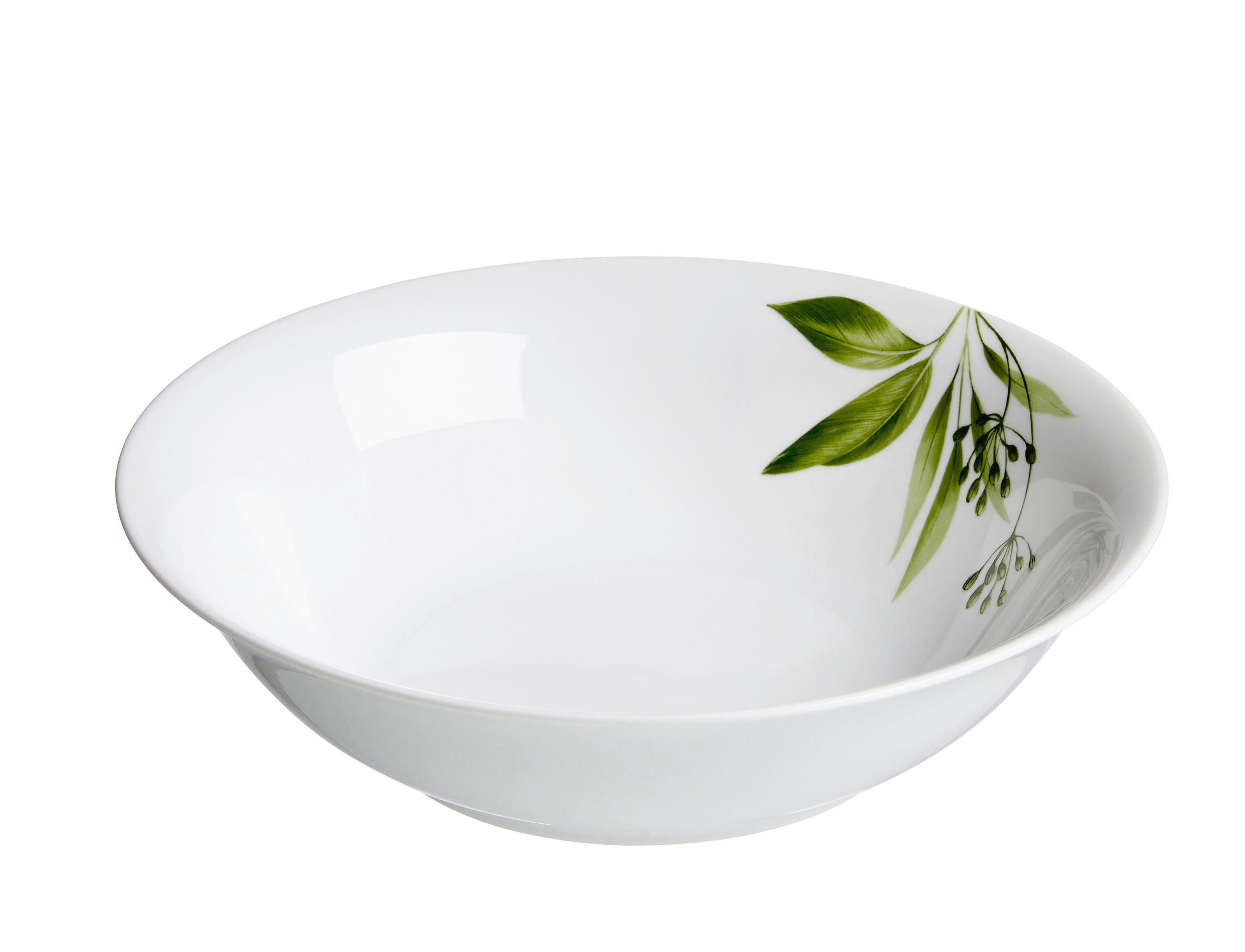 SALÁTÁSTÁL  - fehér/zöld, Konventionell, kerámia (23/23/6cm) - Ritzenhoff Breker