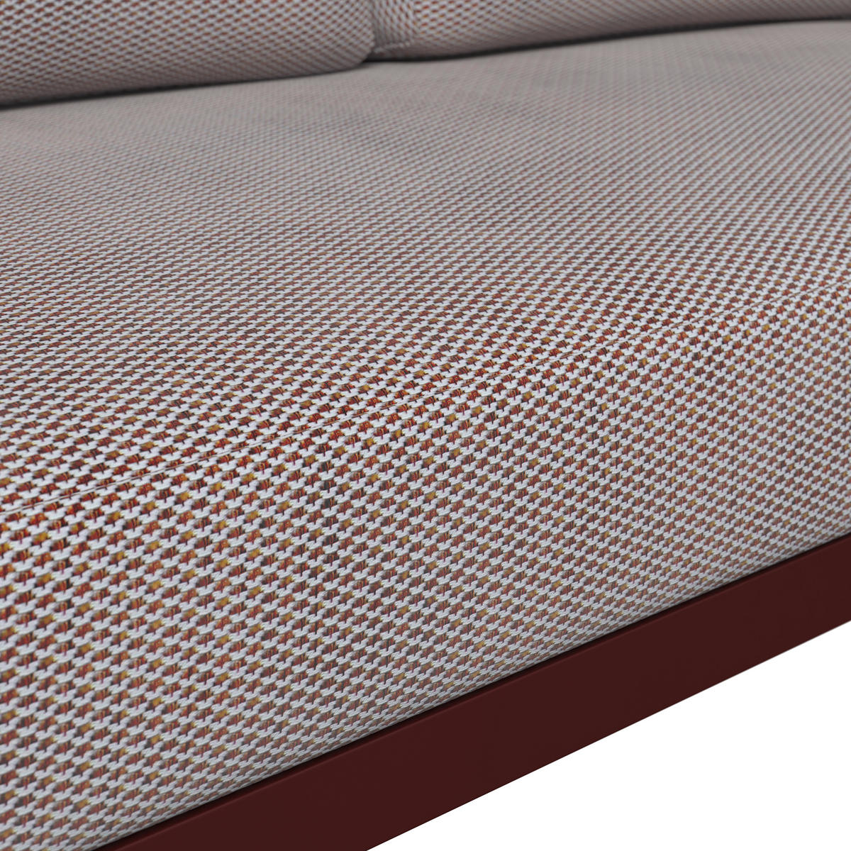 Set Lounge 4 piese  255/165 cm   - crem/roșu burgund, Modern, plastic/metal (255/165cm) - Ambia Garden