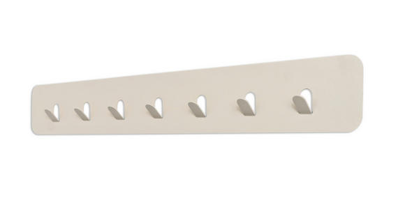 HAKENLEISTE  in Creme  - Creme, Design, Metall (70/10/3cm) - Xora