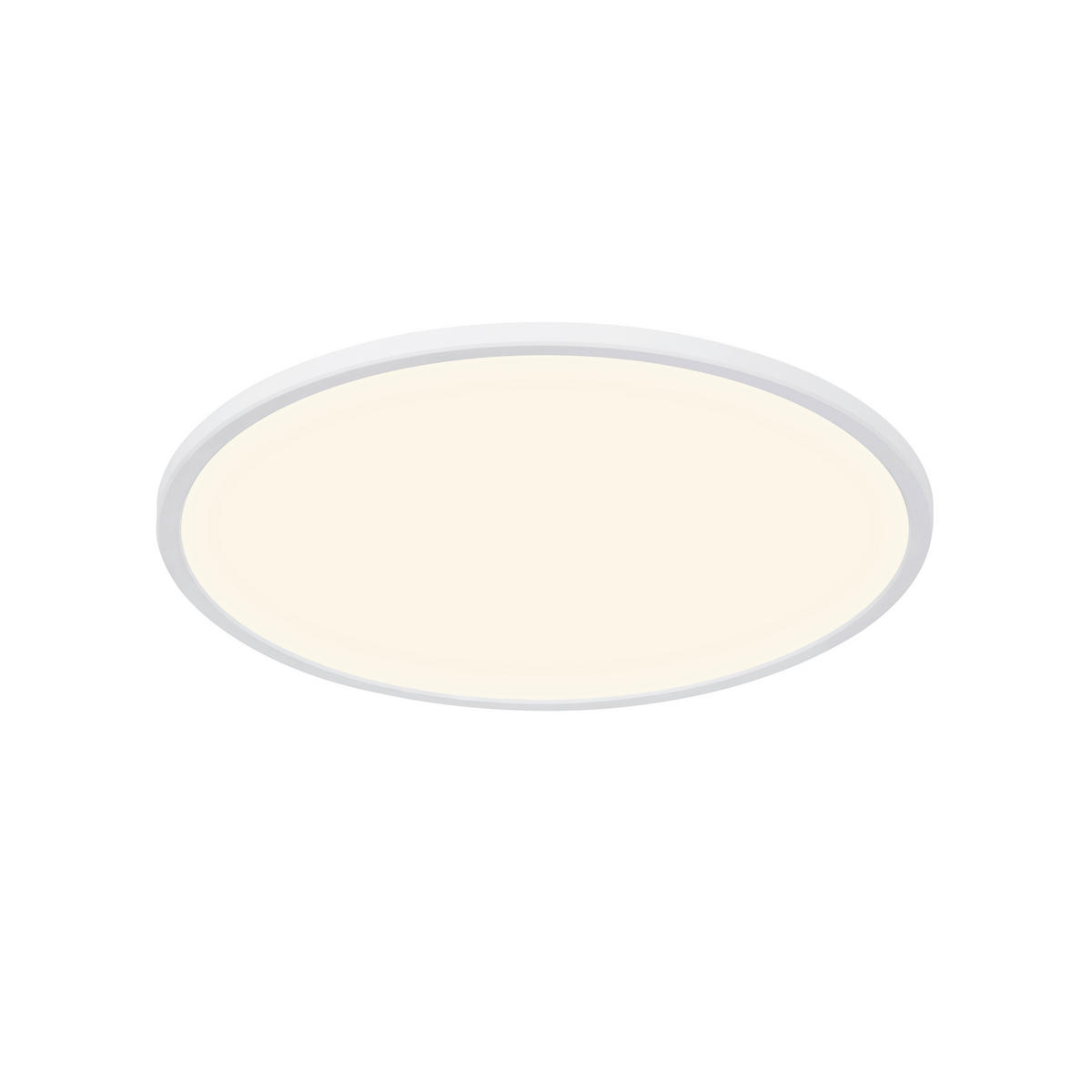 STROPNÍ SVÍTIDLO, 42,4/3,8 cm  - bílá, Basics, plast (42,4/3,8cm) - Nordlux