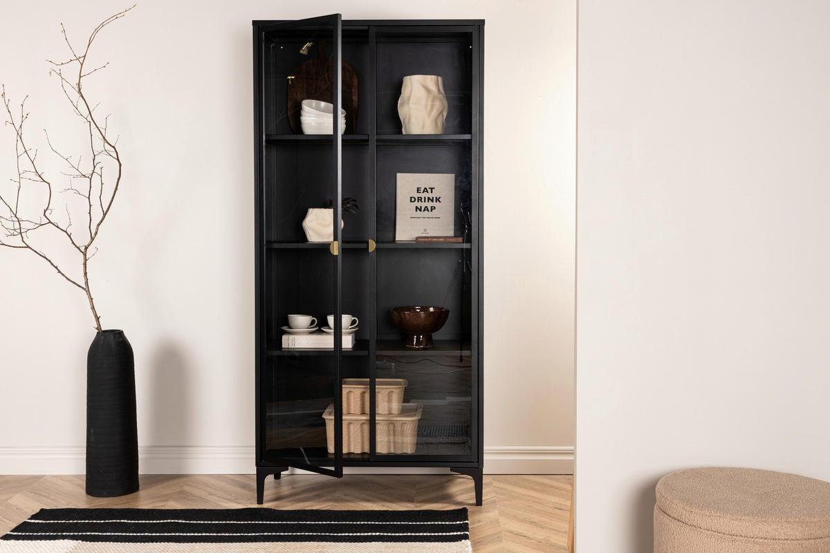 SIDEBOARD  in 90/190/40 cm  - Schwarz, Design, Metall (90/190/40cm) - Livetastic