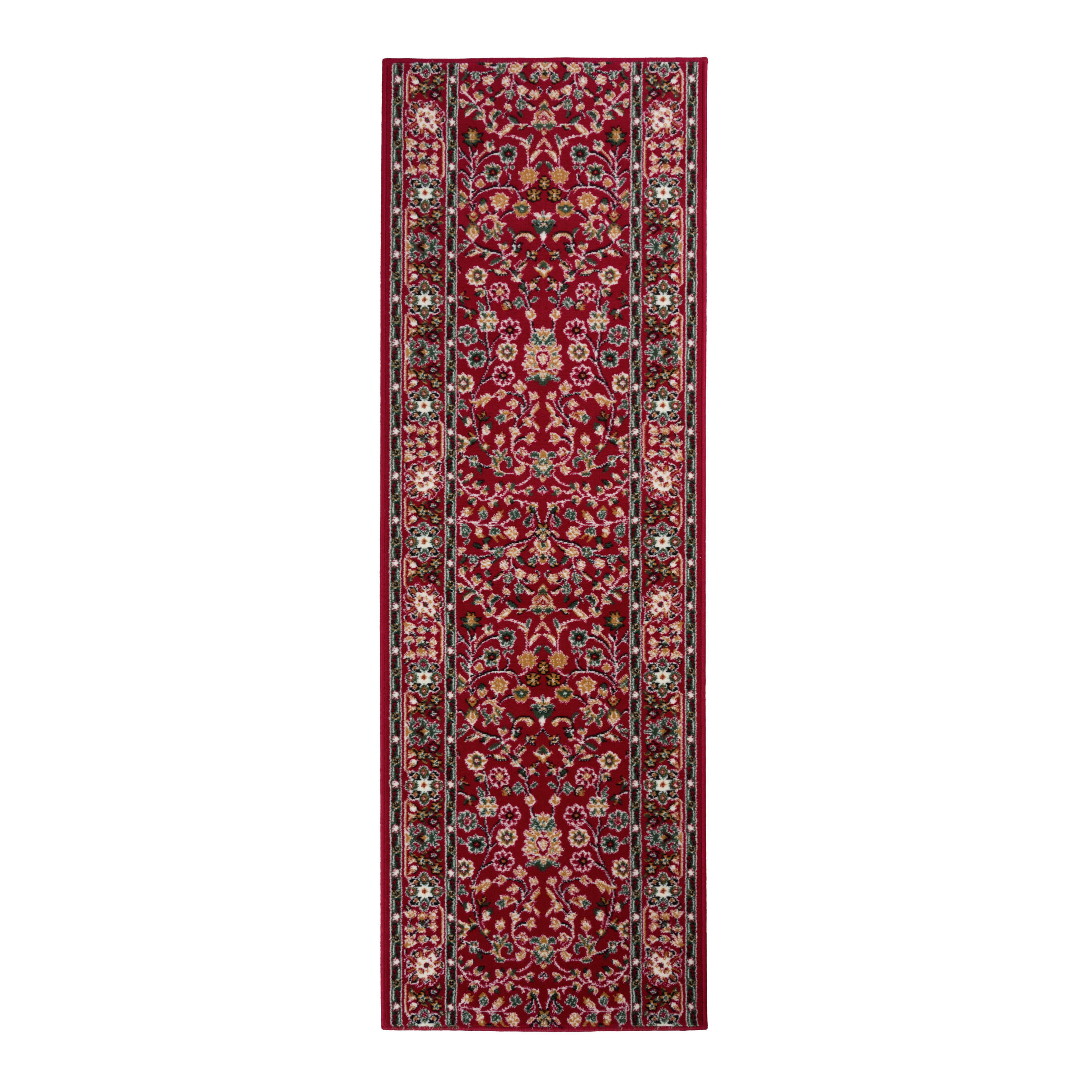 Läufer gewebt 60x200 cm Creme/Rot/Beige shoppen