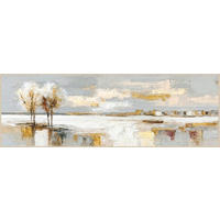 METALLBILD Landschaft & Natur  - Multicolor, Basics, Metall (60/180/4cm) - Euroart