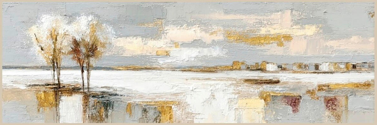 METALLBILD Landschaft & Natur  - Multicolor, Basics, Metall (60/180/4cm) - Euroart