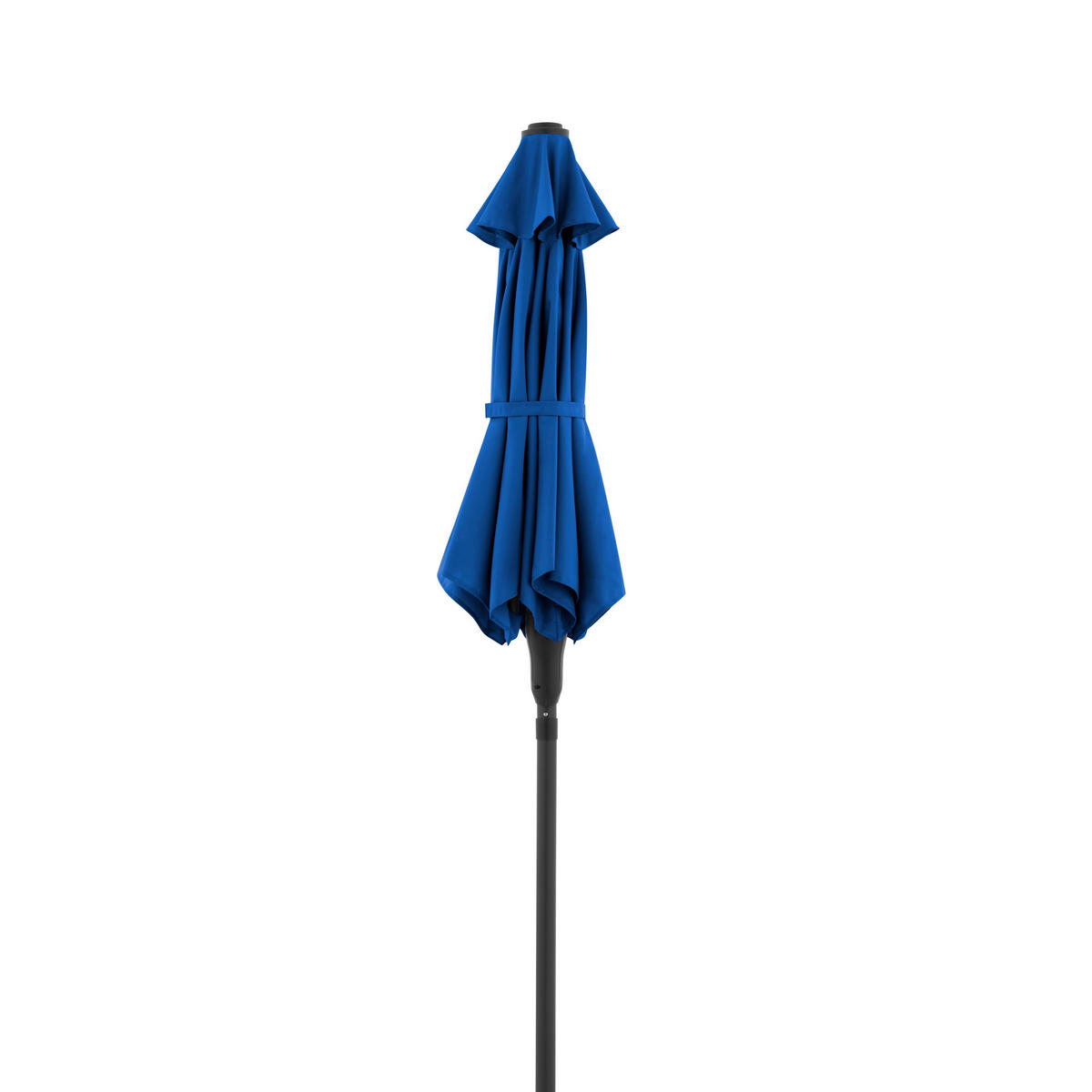SONNENSCHIRM 180 cm Blau  - Blau/Anthrazit, Basics, Textil/Metall (180/180cm) - Doppler