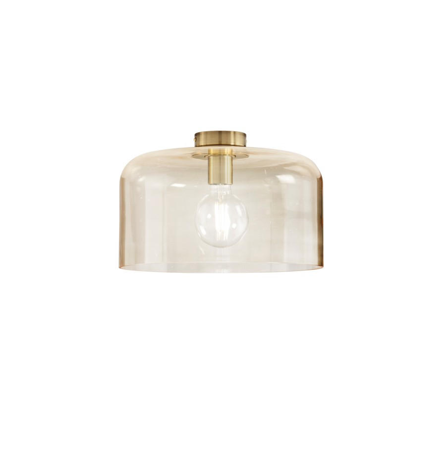Luce ambiente Design Deckenleuchte Luce Ambiente e Design Gold, Bernstein 23 cm