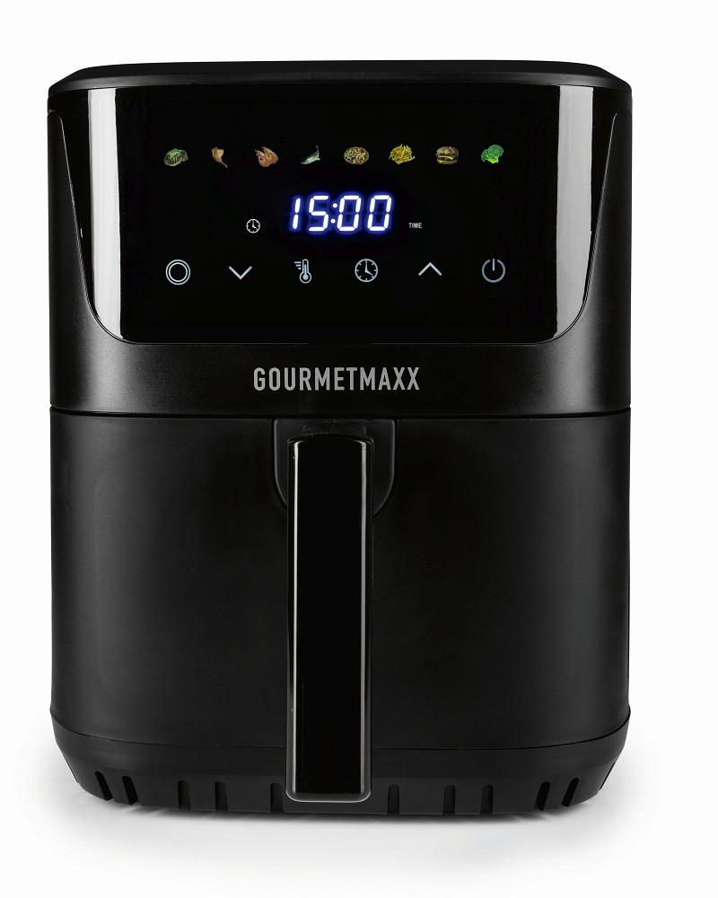 HEIßLUFTFRITTEUSE GOURMETmaxx 6,5 L  - Schwarz, Basics, Kunststoff/Metall (39/28,6/33,5cm) - GOURMETMAXX
