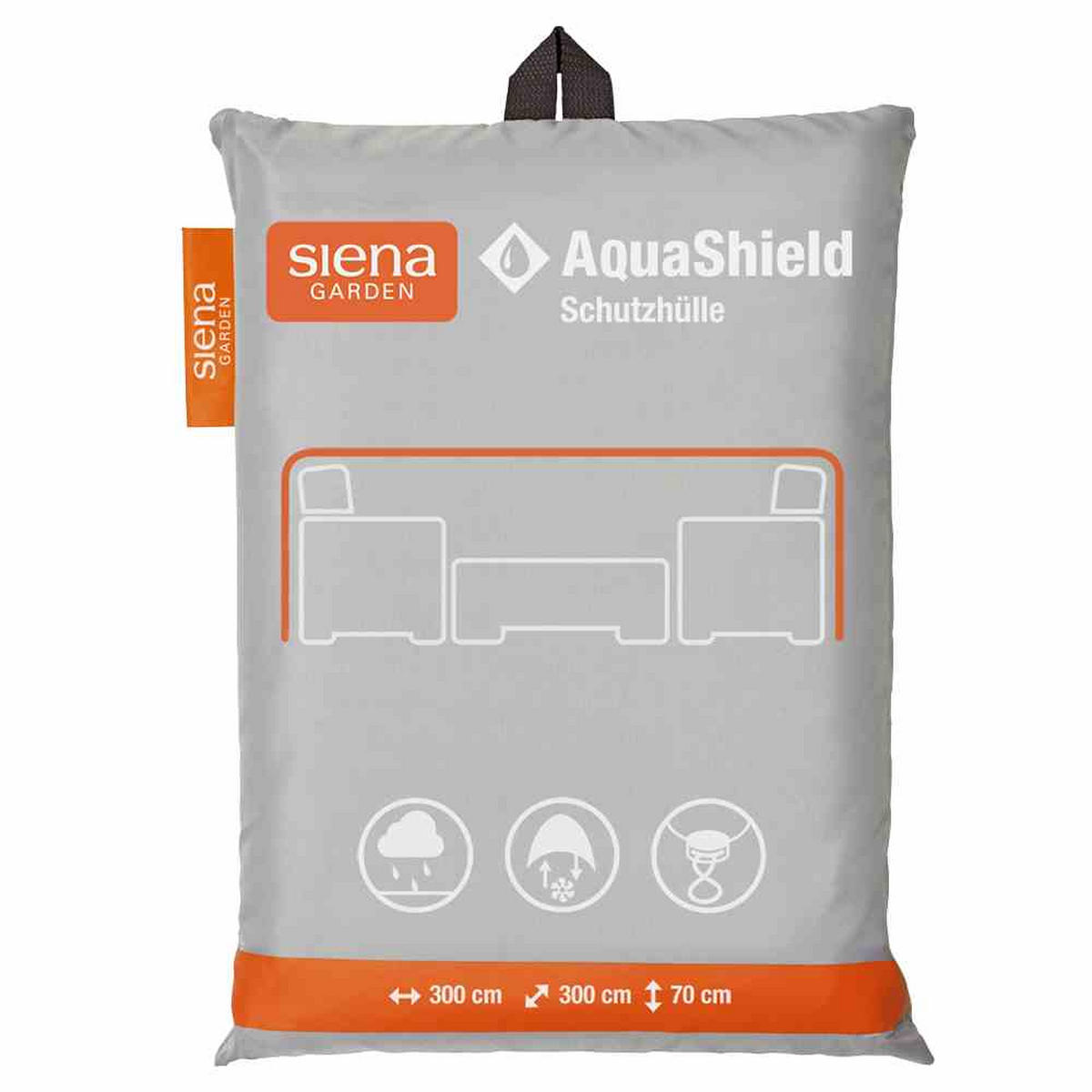 SCHUTZHÜLLE Hellgrau   - Hellgrau, Basics, Textil (300/70/300cm) - Siena Garden