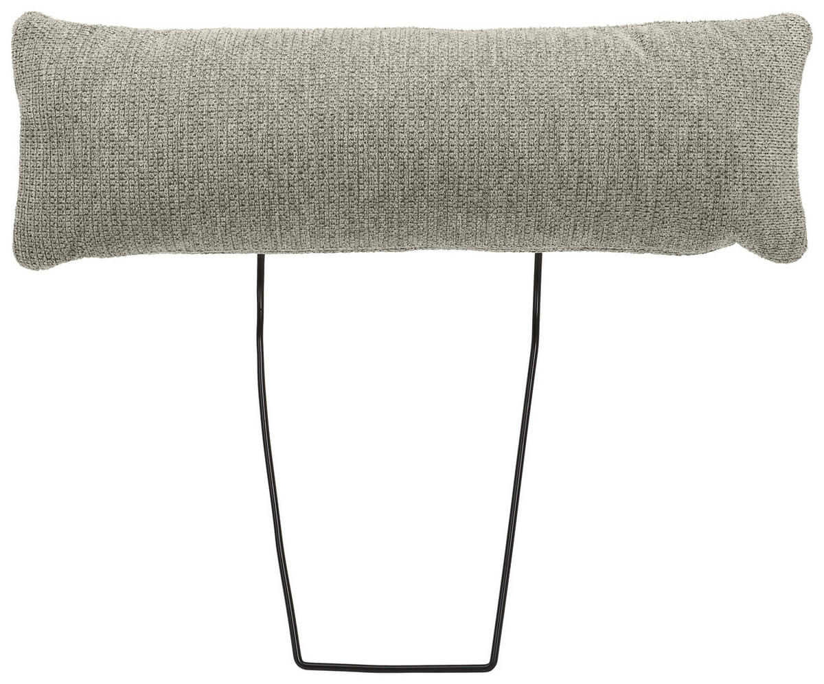NACKSTÖD i flatväv  - taupe, Design, textil (61/20/11cm) - MID.YOU
