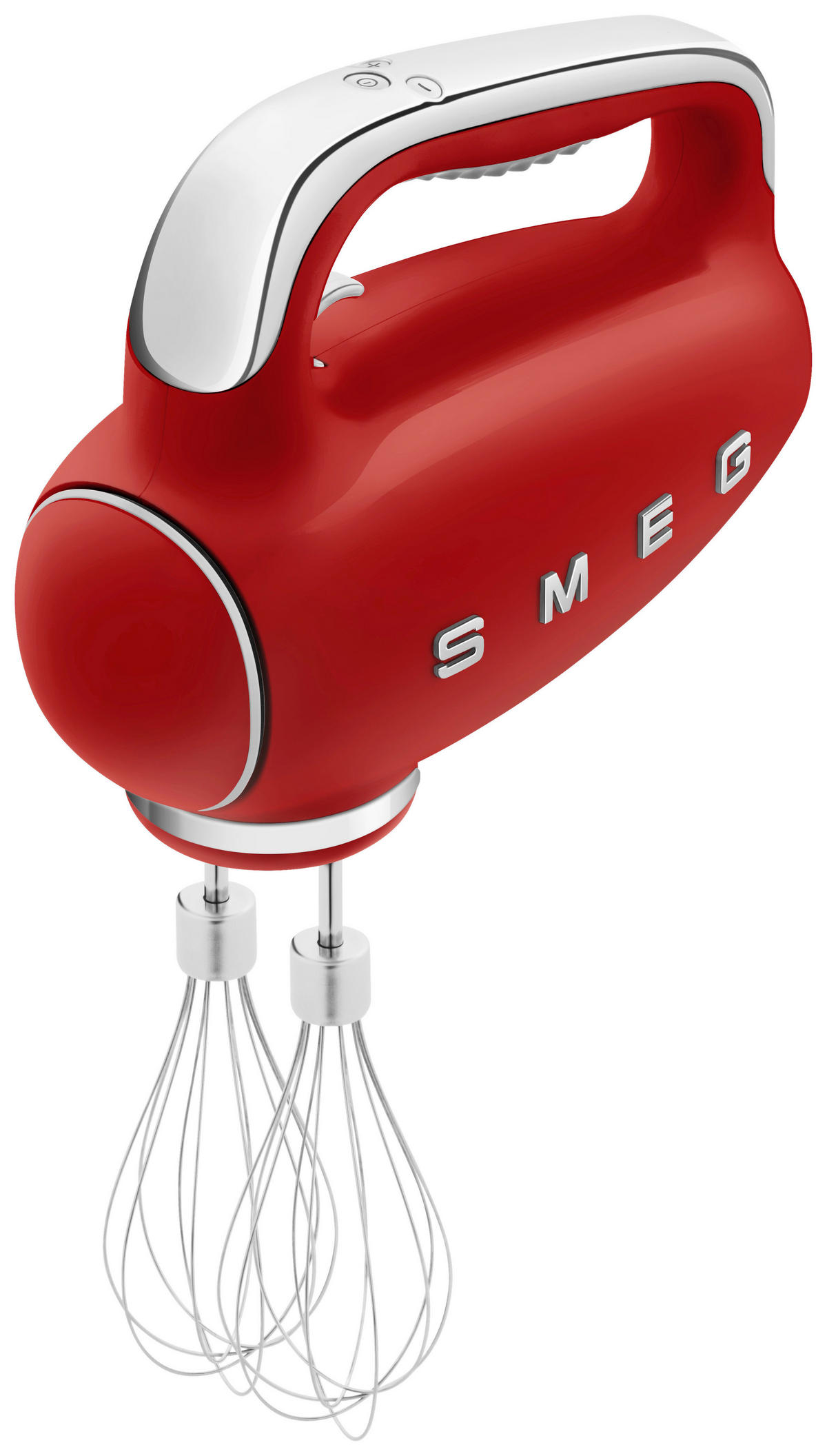 HANDMIXER 50'S STYLE  - Chromfarben/Rot, Basics, Kunststoff/Metall (22/37,8/22,1cm) - SMEG
