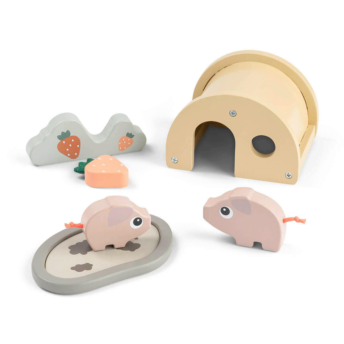 SPIELTIER  - Multicolor, Basics, Holz/Holzwerkstoff (14,5/10,0/14,7cm) - done by deer