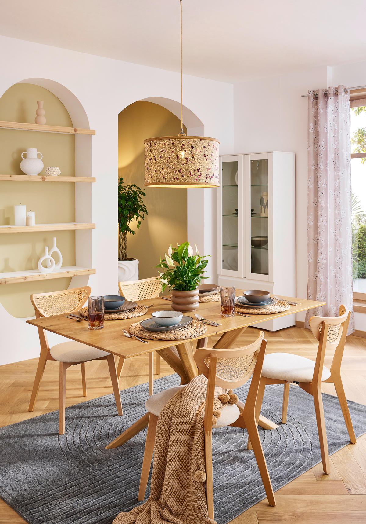ESSTISCH in Holz 160/90/76 cm  - Eichefarben, Design, Holz (160/90/76cm) - Koinor